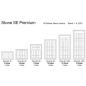 Preview: Rottner Wandtresor EN1 Stone SE 45 Premium Doppelbartschloss weißaluminium T04939
